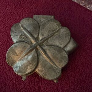 ICE CREAM MOLD PEWTER 4 inches